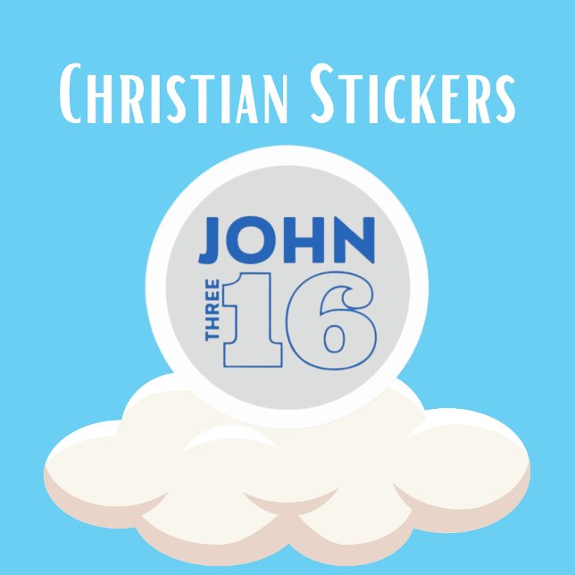 John 3:16 Christlich Stickers (Von Creator hochgeladen)