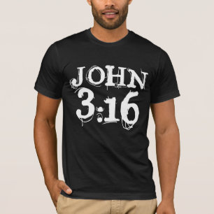 JOHN 3:16 CHRISTLICHE T-SHIRTS