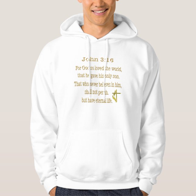 John 3:16 Christlicher T - Shirt (Vorderseite)