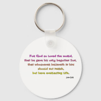 John 3:16 Christliches Geschenk Schlüsselanhänger