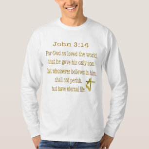 John 3:16 Christliches T-Shirt
