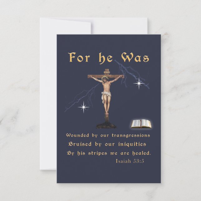 John 3:16 dankeskarte (Vorderseite)