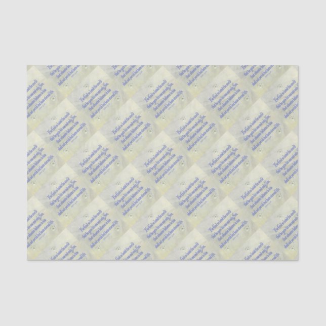 John 3:16 Dogwood Seidenpapier (Vorderseite)