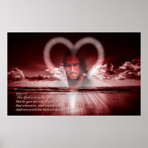 John-3:16 Druck Poster