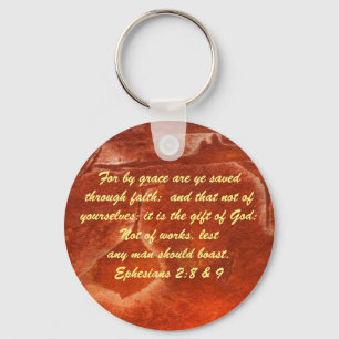 John 3:16 & Ephesians2:8 & 9 Bible-Wahrheit Schlüs Schlüsselanhänger