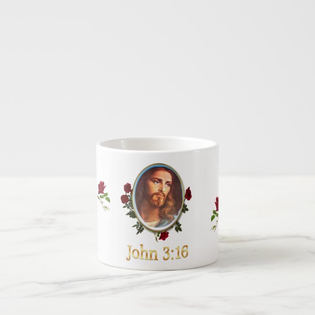 John 3:16 espressotasse (Vorderseite)