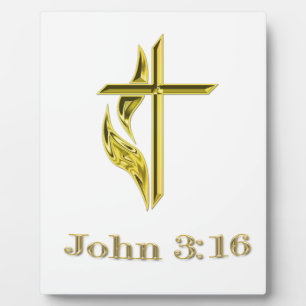 John 3:16 fotoplatte