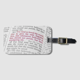 John 3:16 gepäckanhänger