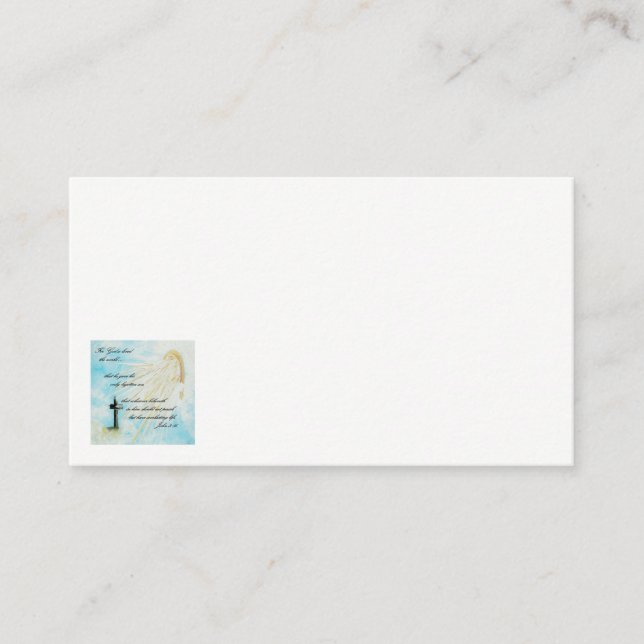 John-3:16 Geschäfts-Karte, die einen Zeuge Visitenkarte (Vorderseite)