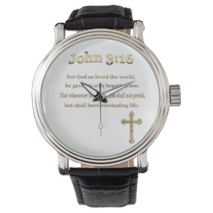 John 3:16 Geschenke Armbanduhr