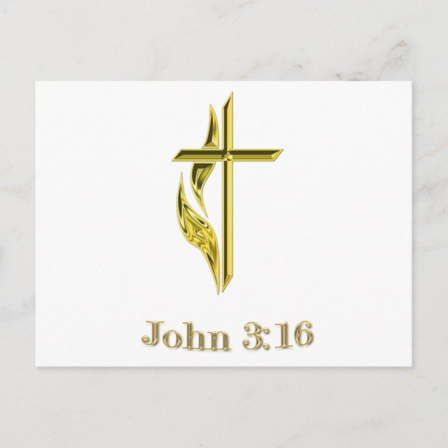 John 3:16 Geschenke Postkarte (Vorderseite)