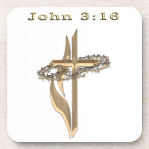 John 3:16 getränkeuntersetzer