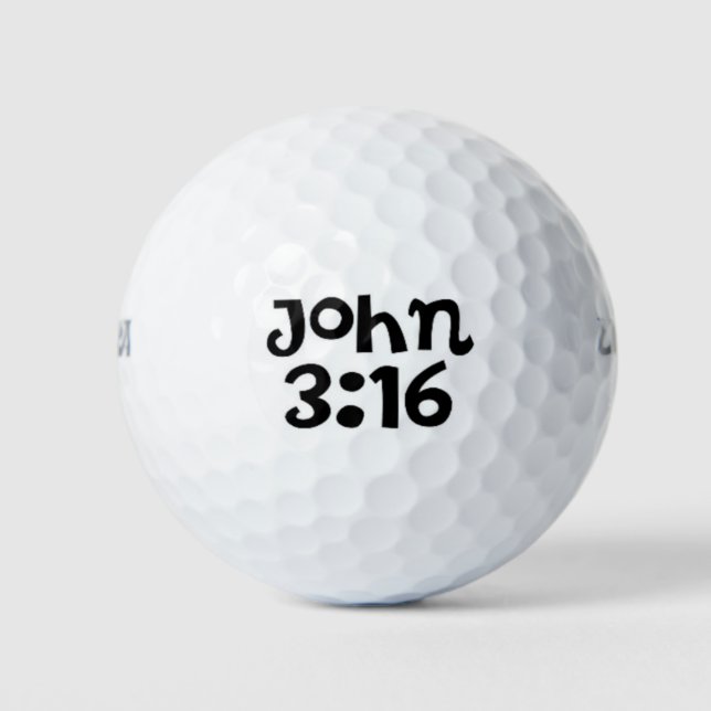 John 3:16 golfball (Vorderseite)