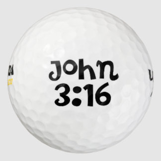 John 3:16 golfball