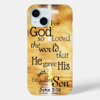 John 3 16 Gott liebte das World Bible Verse