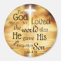 John 3:16 Gott liebte die Weltbibel Verse Custom