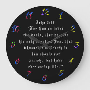 JOHN 3:16 GROßE WANDUHR