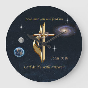 John 3:16     große wanduhr