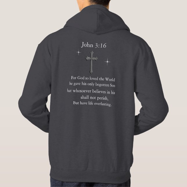 John 3:16 hoodie (Rückseite)