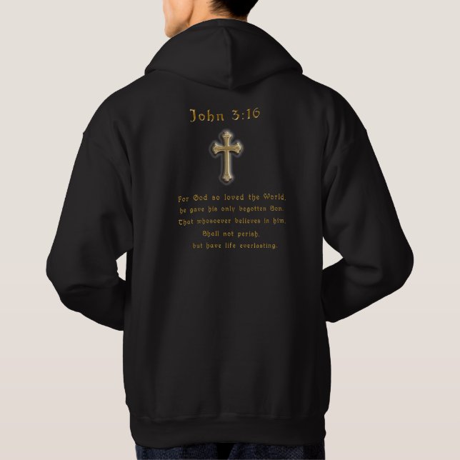John 3:16 hoodie (Rückseite)