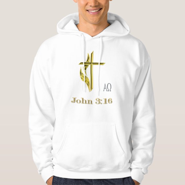 John 3:16 hoodie (Vorderseite)