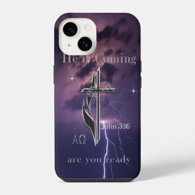 John 3:16 iPhone hülle (Rückseite)