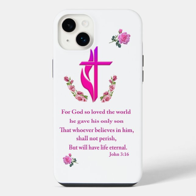 John 3:16 iPhone hülle (Rückseite)