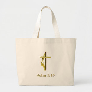 John 3:16 jumbo stoffbeutel