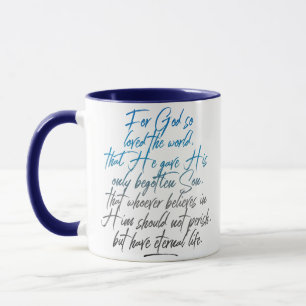 John 3:16 Kaffee Tasse