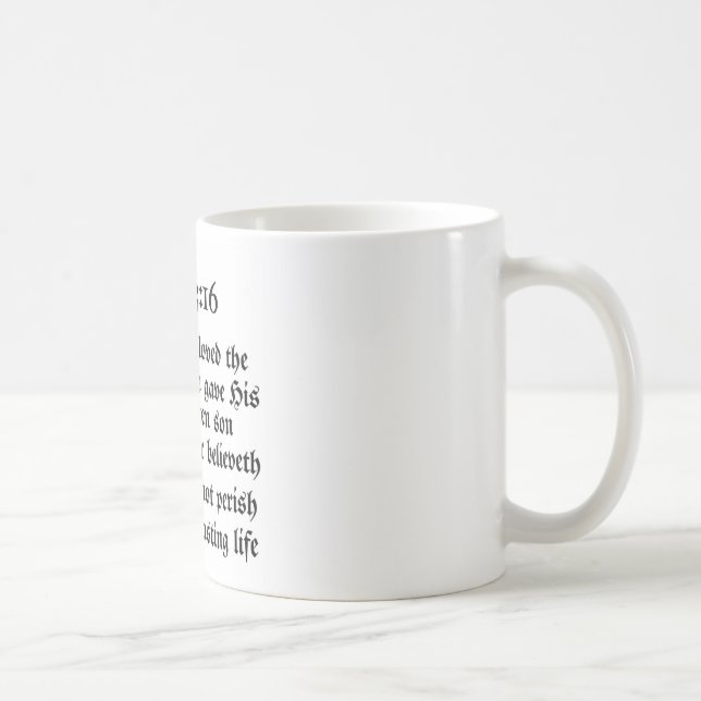 John-3:16 Kaffeetasse (Rechts)