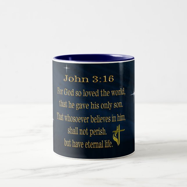 John 3:16 Kaffeetassen (Mittel)