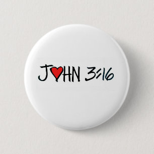 John-3:16 Knopf Button