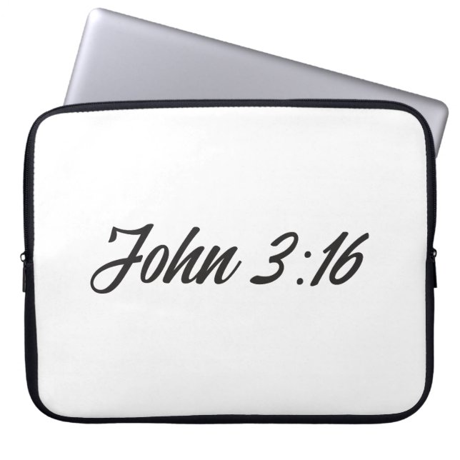 John 3:16 laptopschutzhülle (Vorderseite)
