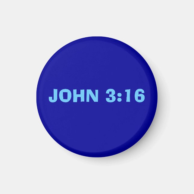 JOHN 3:16 MAGNET (Vorne)