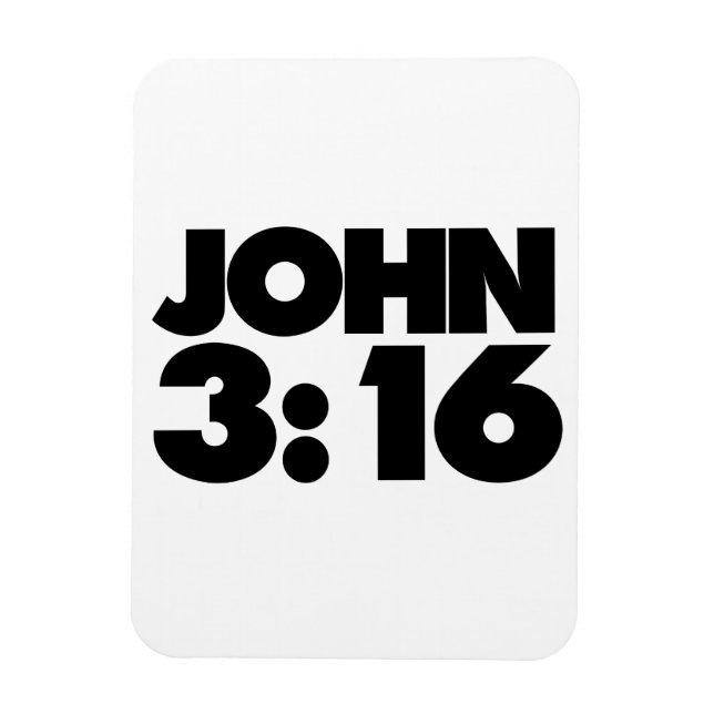 John 3:16 magnet (Vertikal)