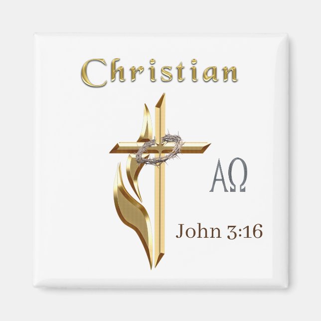 John 3:16 magnet (Vorne)