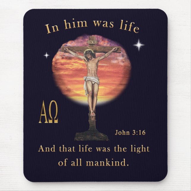 John 3:16 mousepad (Vorne)