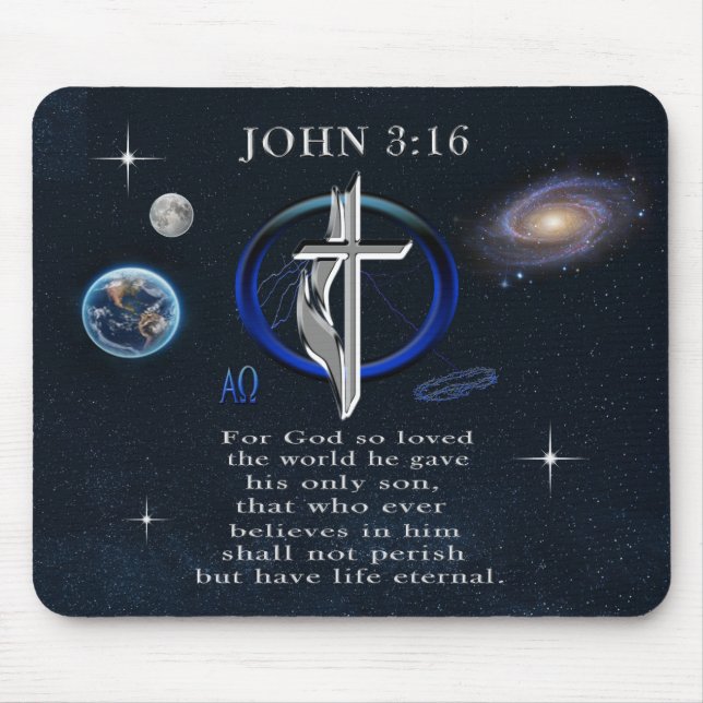 John 3:16 mousepad (Vorne)