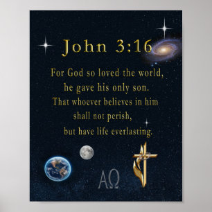 John 3:16 poster