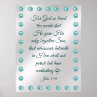 John 3:16 Poster