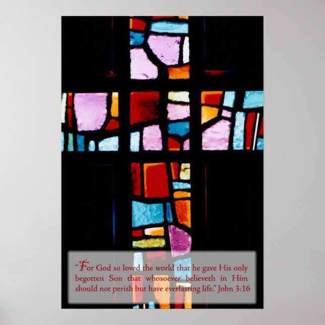 John 3:16 poster (Vorne)