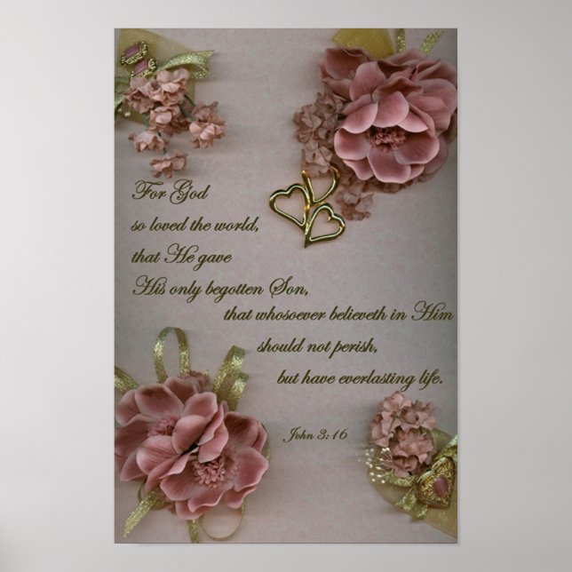 John 3:16 poster (Vorne)