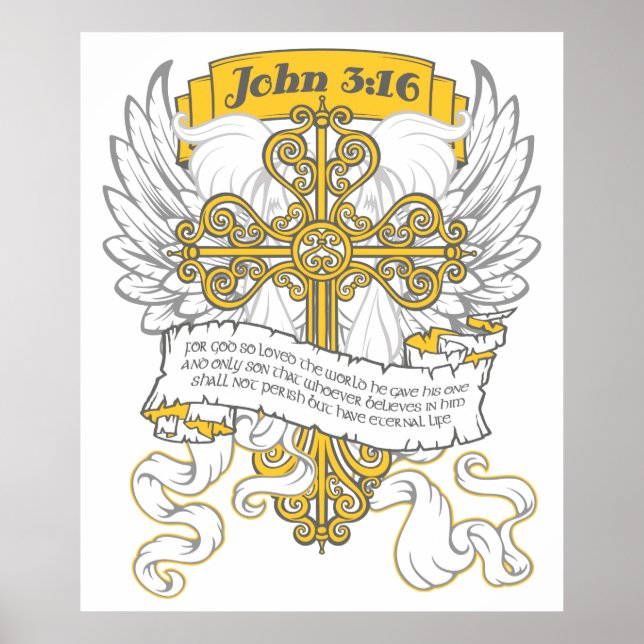 John 3:16 poster (Vorne)