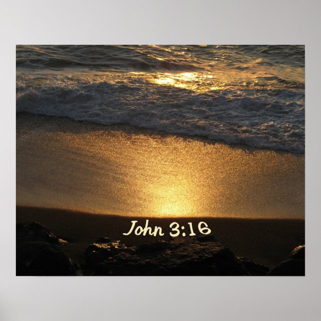 John 3:16 poster (Vorne)