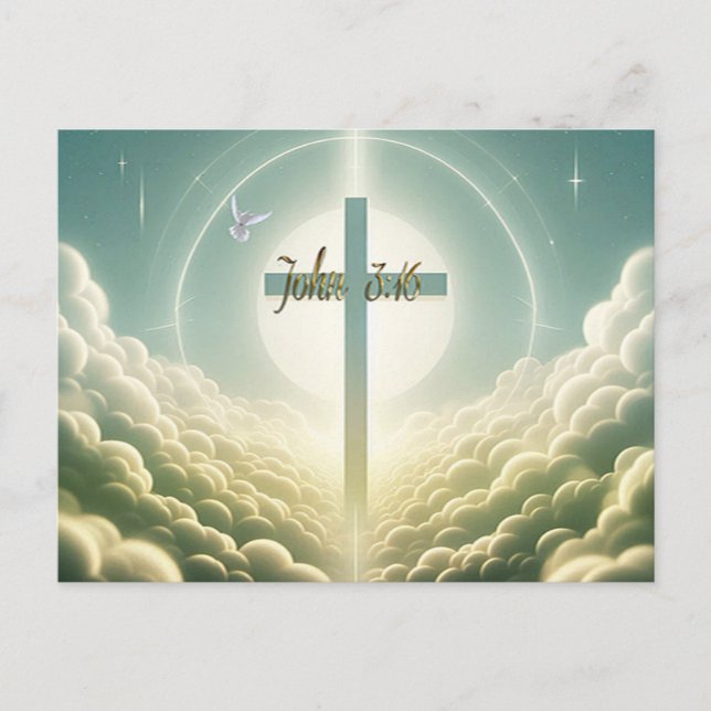 John 3:16 postkarte (Vorderseite)