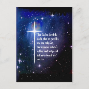 John 3:16 postkarte