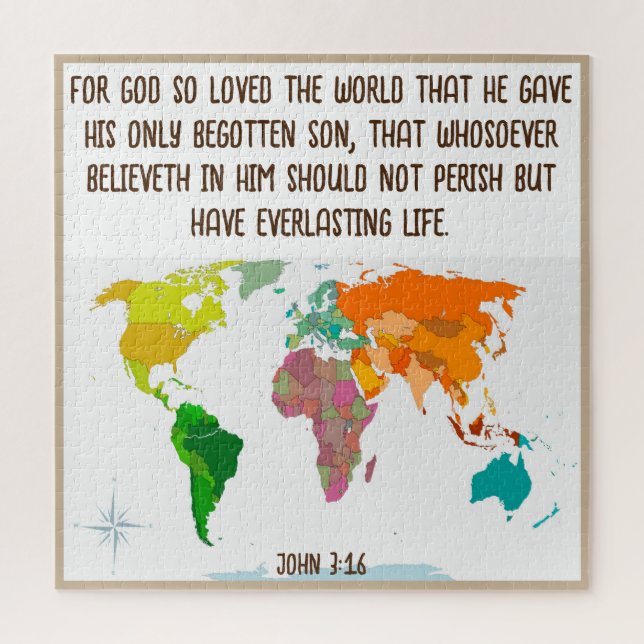 John 3:16 puzzle (Vertikal)