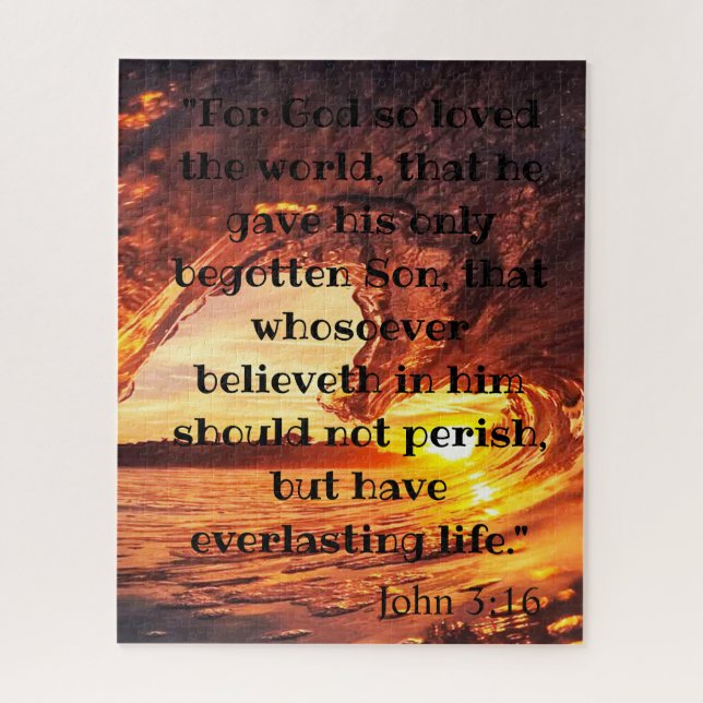 John 3:16 puzzle (Vertikal)