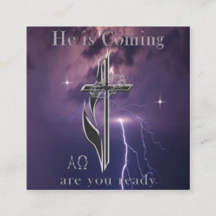 John 3:16 quadratische visitenkarte