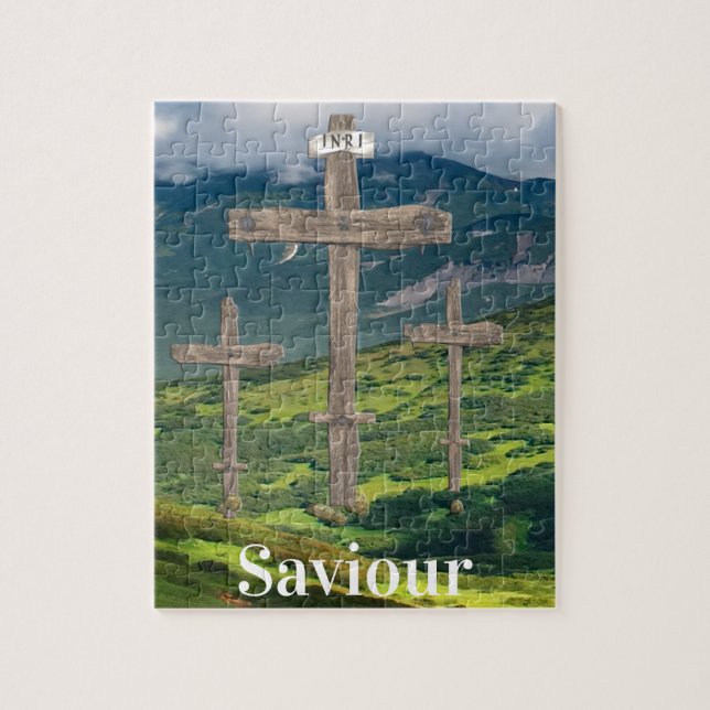 John 3:16 Savior Puzzle (Vertikal)